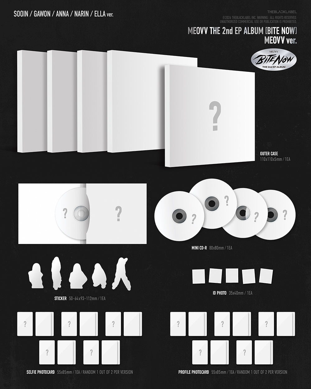 PREORDER MEOVV - BITE NOW OFFICIAL ALBUM
