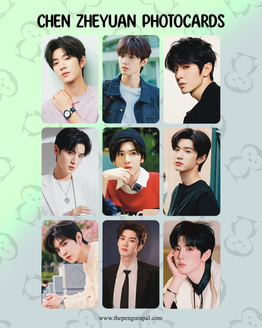 Chen Zheyuan Photocards (9 pcs)