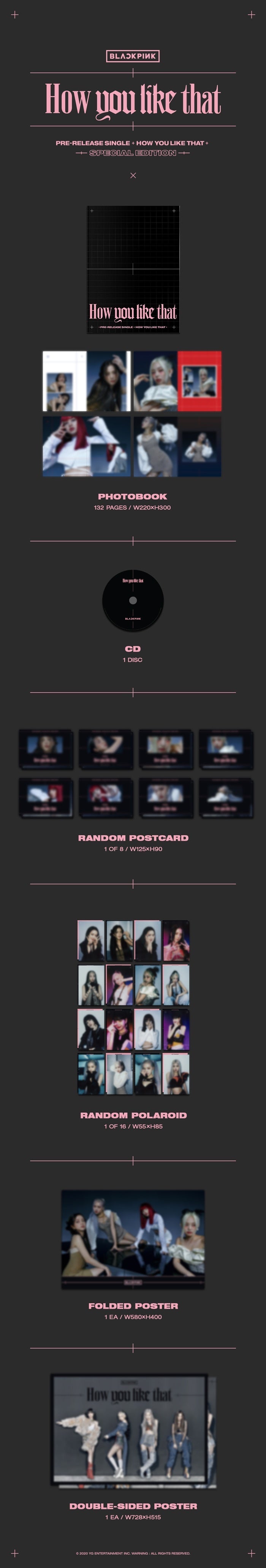 Blackpink How You Like That Official Album [Special Edition]