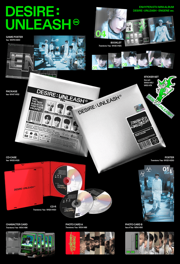 Enhypen Desire Unleash Engene Official Album