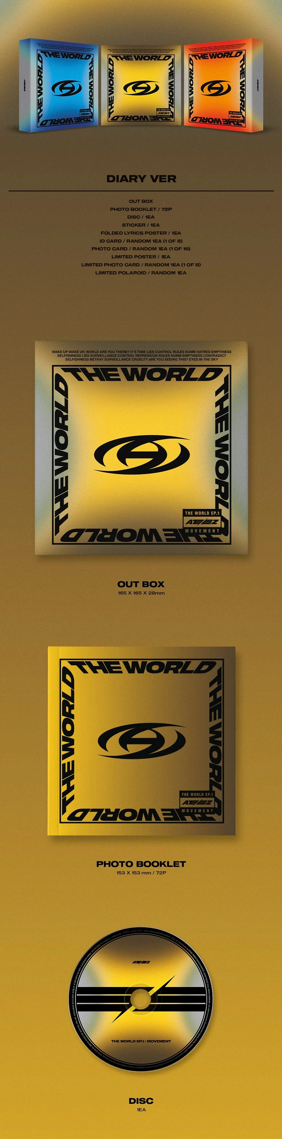 Ateez The World Movement Official Album