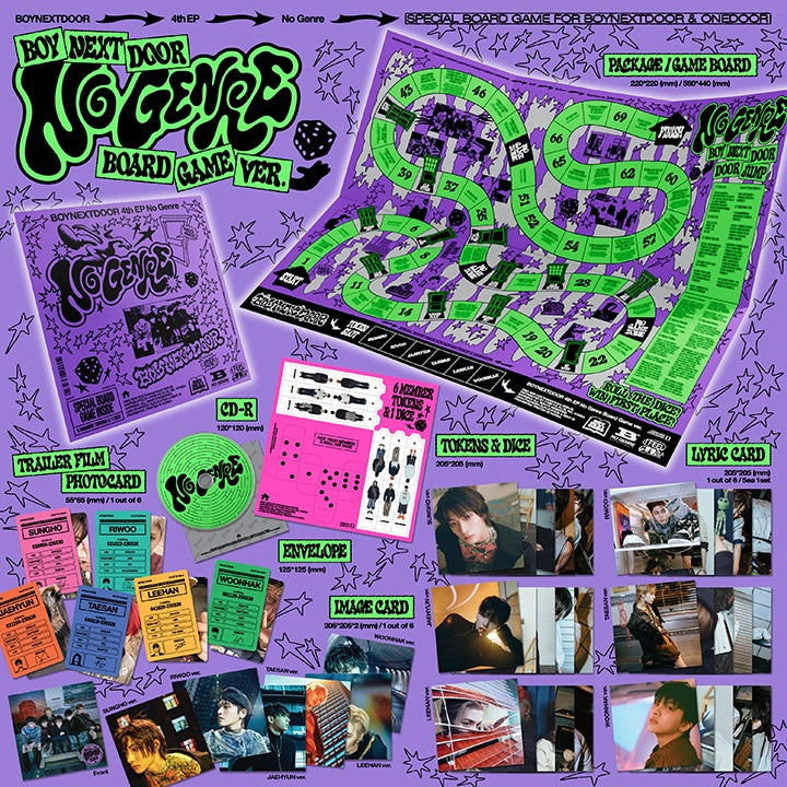Boynextdoor - No genre Official Board Game Taesan Album