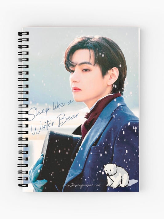 Taehyung Winter Bear Notebook