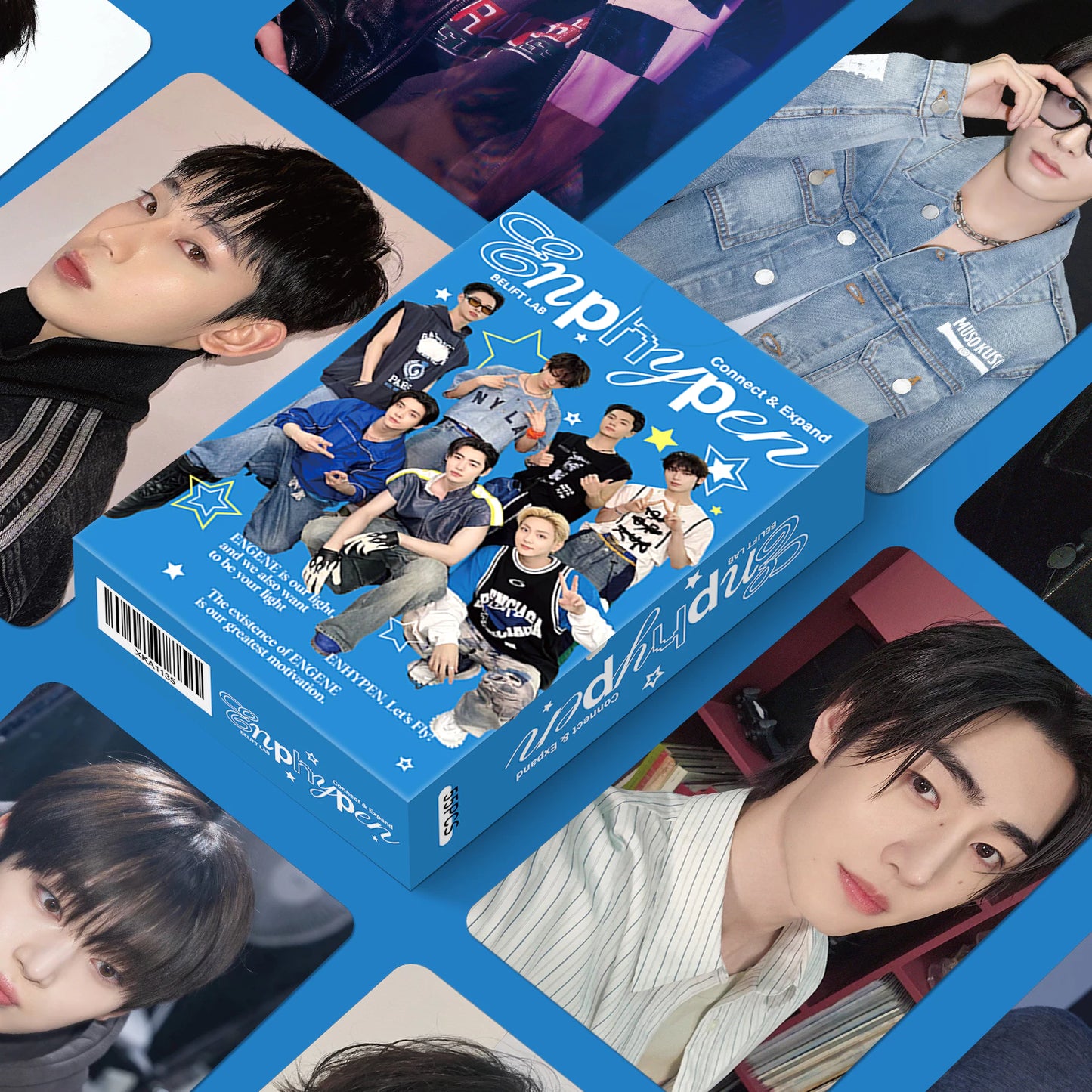 Enhypen Holographic double sided Photocards (55 pcs)