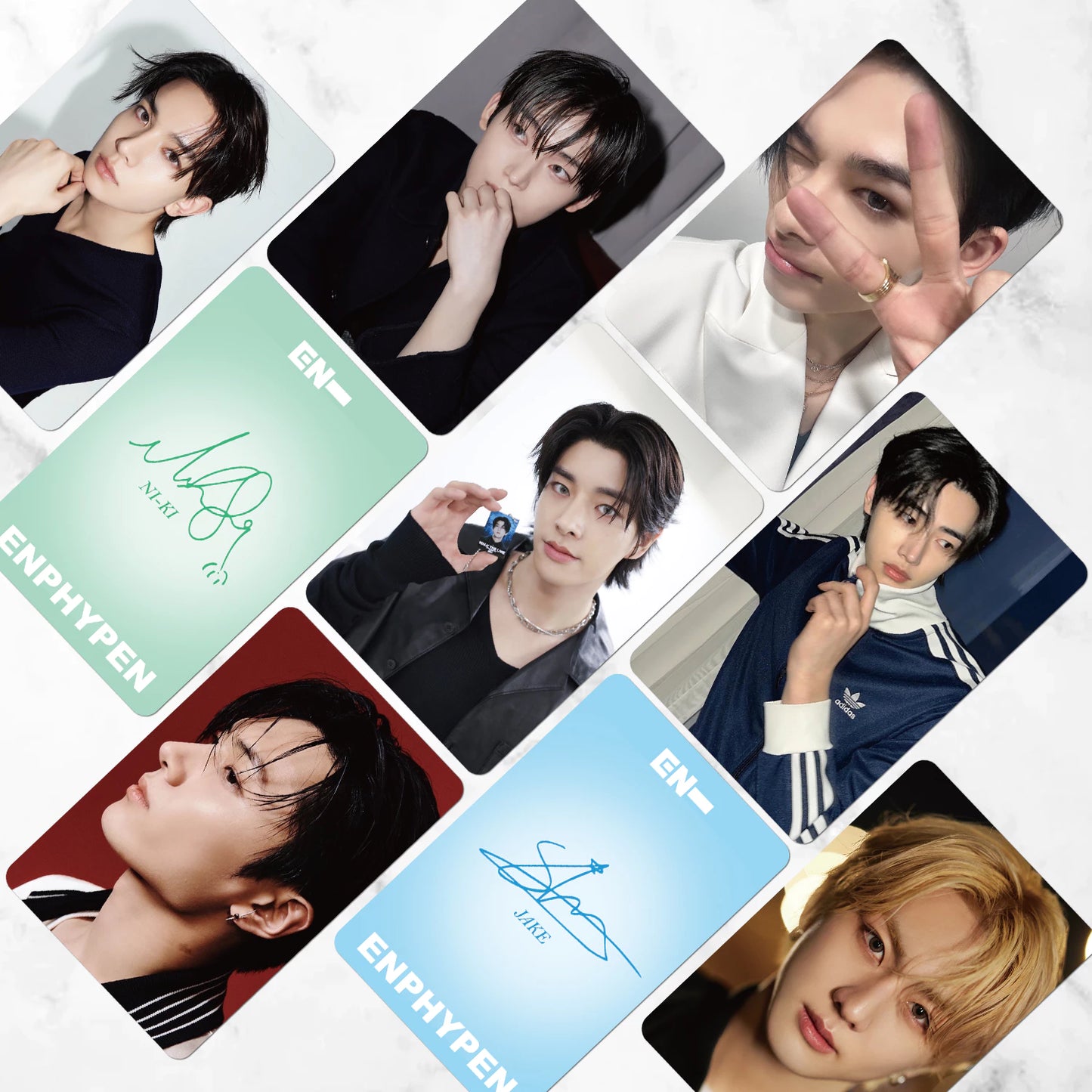 Enhypen Holographic double sided Photocards (55 pcs)