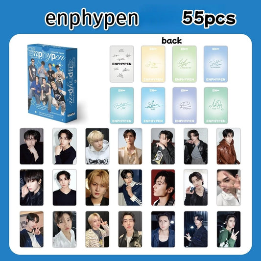 Enhypen Holographic double sided Photocards (55 pcs)