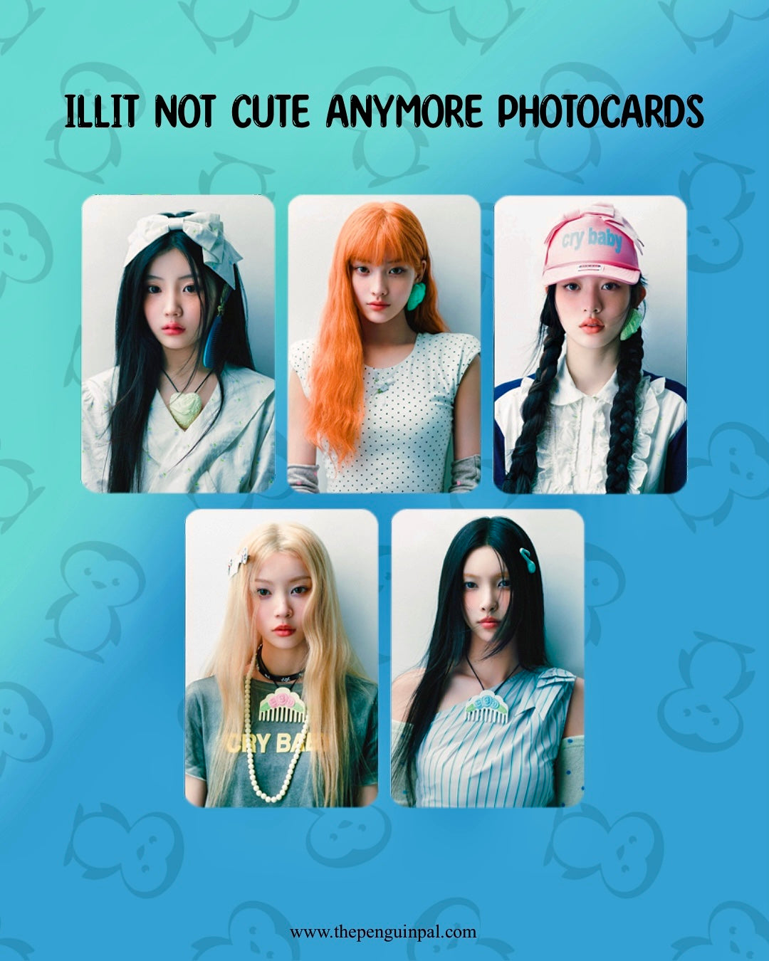 Illit Not Cute Anymore Photocards (5 pcs)