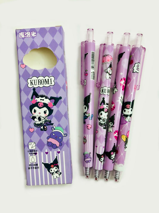 Kuromi Pens Set (4 pcs)