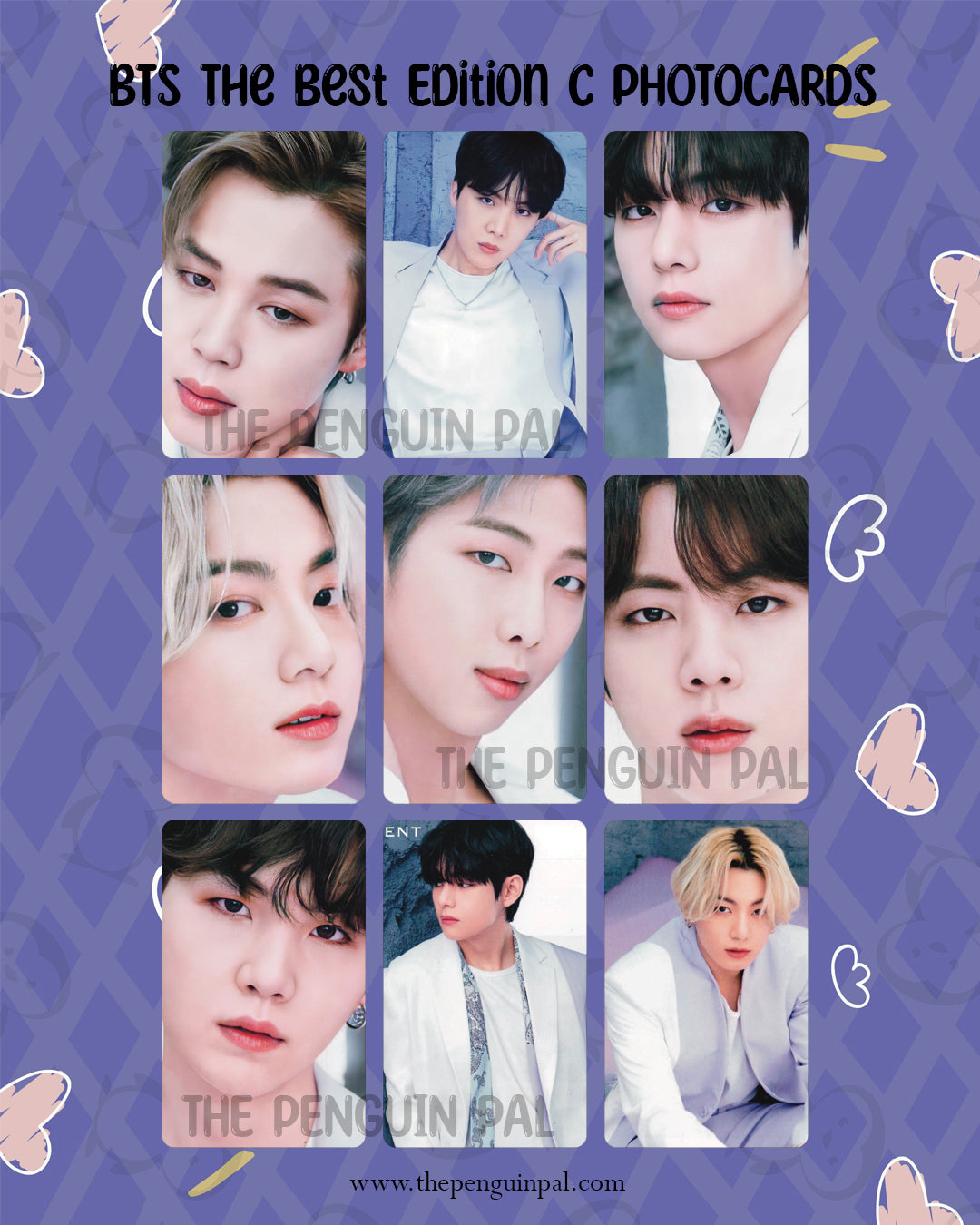 BTS THE BEST Edition C Photocards (9 pcs)