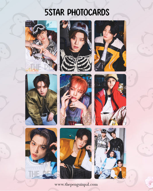 Stray kids 5-Star Photocards (9 pcs)