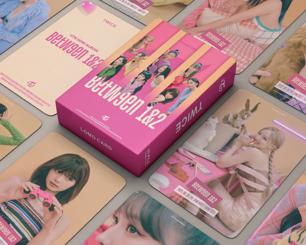 Twice Between 1&2 Lomocards (55 pcs)