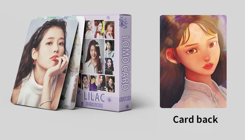 IU Lilac Lomocards (55 pcs)