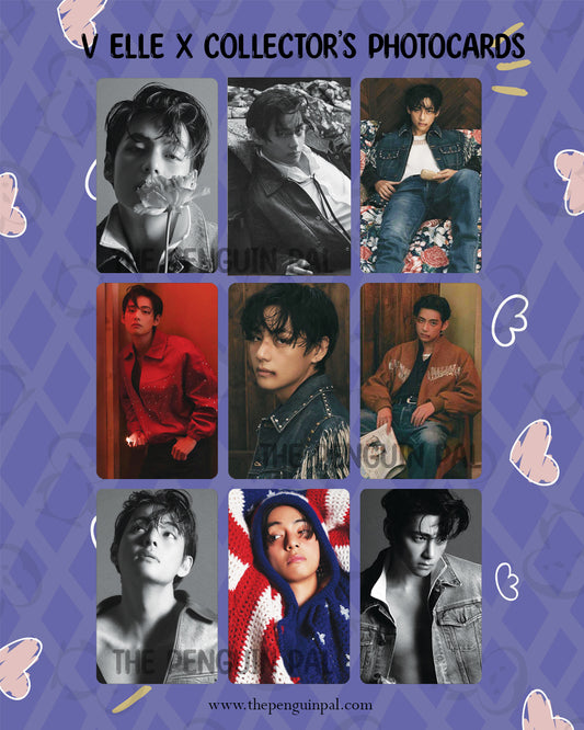 V Elle Photocards (9 pcs)